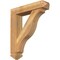 Ekena Millwork Funston Arts and Crafts Rough Sawn Bracket w/ Offset Brace, Western Red Cedar, 6"W x 26"D x 30"H BKT0604X26X30FST03RWR - alternate 1